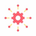 Frameworks icon vector image.