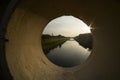 framing circle in BKT jakarta at sunrise