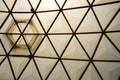 Framing in the dome structure ceiling Royalty Free Stock Photo