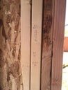 Framing studs with math calculations