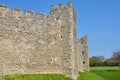 Framlingham castle with wall Royalty Free Stock Photo