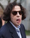 Fran Lebowitz, tongue-in cheek Royalty Free Stock Photo