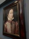 Portrait of Mary Stuart, Queen of Scots at the Victoria and Albert Museum in London, England