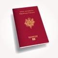 Francaise passport Royalty Free Stock Photo