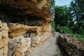 France, Abri de la Madeleine troglodytic site in Tursac Royalty Free Stock Photo