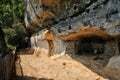 France, Abri de la Madeleine troglodytic site in Tursac Royalty Free Stock Photo