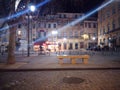 France aix en provence night old town center Royalty Free Stock Photo