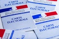French electoral cards