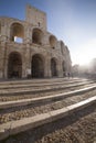 France, Arles, The stairs to Roman Amphiteatre Royalty Free Stock Photo