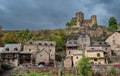 France, Aveyron, Belcastel, labelled Plus Beaux Villages de France, Natura 2000 site, the old 15th century donkey bridge