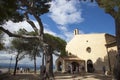 France, Blue Coast, Antibes, the church of the Garoupe.