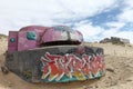 France, Cap Ferret, german bunker