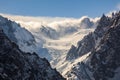 France chamonix mountain glacier snow Royalty Free Stock Photo