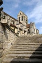 France, the church of Auvers sur Oise Royalty Free Stock Photo