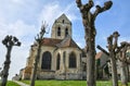 France, the church of Auvers sur Oise Royalty Free Stock Photo