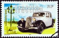 FRANCE - CIRCA 2000: A stamp printed in France from the `Philexjeunes 2000` issue shows Citroen Traction, circa 2000. Royalty Free Stock Photo