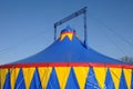 France, a colorful circus tent