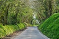 France, country road in Thury Harcourt Royalty Free Stock Photo