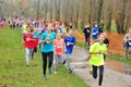 France, cross country of les mureaux in winter