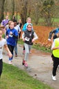 France, cross country of les mureaux in winter