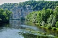 France, Dordogne river in Cluges Royalty Free Stock Photo