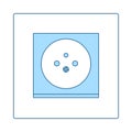 France Electrical Socket Icon Royalty Free Stock Photo