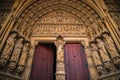 France - Entrance to the Cathedral - Metz