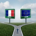 France European Union Decision Royalty Free Stock Photo