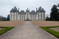France, Facade of the castle of Cheverny