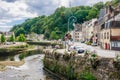 France, Finistere, Quimperle, view of the banks of Isole river