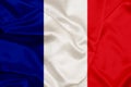 France Silk flag Royalty Free Stock Photo