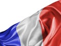 France flag, silk fabric background celebration wallpaper