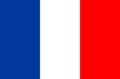 France flag vector icon. Flag of France. world cup soccer game . Royalty Free Stock Photo