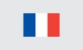 France flag vector illustration Flag icon Standard color Standard size A rectangular flag Computer