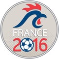 France 2016 Football Europe Championships Circle