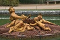 France, a fountain in the Versailles Palace park Royalty Free Stock Photo