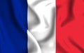 France flag illustration Royalty Free Stock Photo