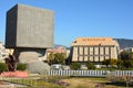 France, french riviera, Nice city, the congress hall and the Square Head.