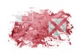 France, French, Wallis and Futuna flag background painted on white paper with watercolor Royalty Free Stock Photo