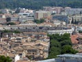 France. Gard. Nimes. View of the arenas from the top of the Tour Magne