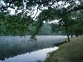 France, Gargilesse-Dampierre, edge of the hollow, the awakening of the boat. Royalty Free Stock Photo