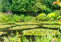 France Giverny Monet's garden on a spring day