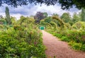 France Giverny Monet's garden on a spring day