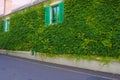 France Giverny wall of house of Monet  847400 Royalty Free Stock Photo