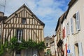 France- Half Timber in Noyers Sur Serein Royalty Free Stock Photo