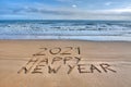 France happy new year 2021 Royalty Free Stock Photo