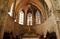 France, the interior of the church of Vigny in Val d Oise Royalty Free Stock Photo