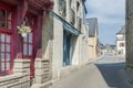 FRANCE JOSSELIN 2018 AUG: view of the Oliver de Clisson street in Josselin town of France