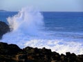 France, La Reunion, Indian Ocean, wave Royalty Free Stock Photo