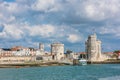 Old Harbour towers of La Rochelle France